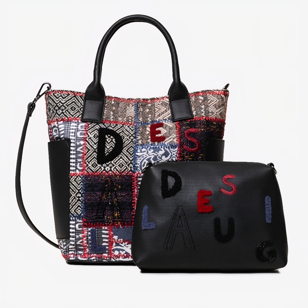 Desigual 2-N-1 Bag Soft Henna Shibuya Grey Osona